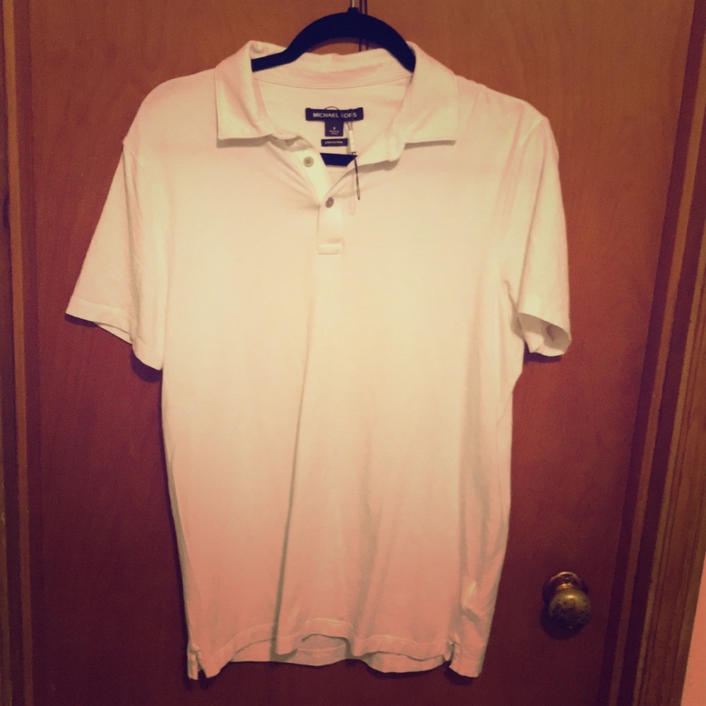 White polo Michael Kors shirt